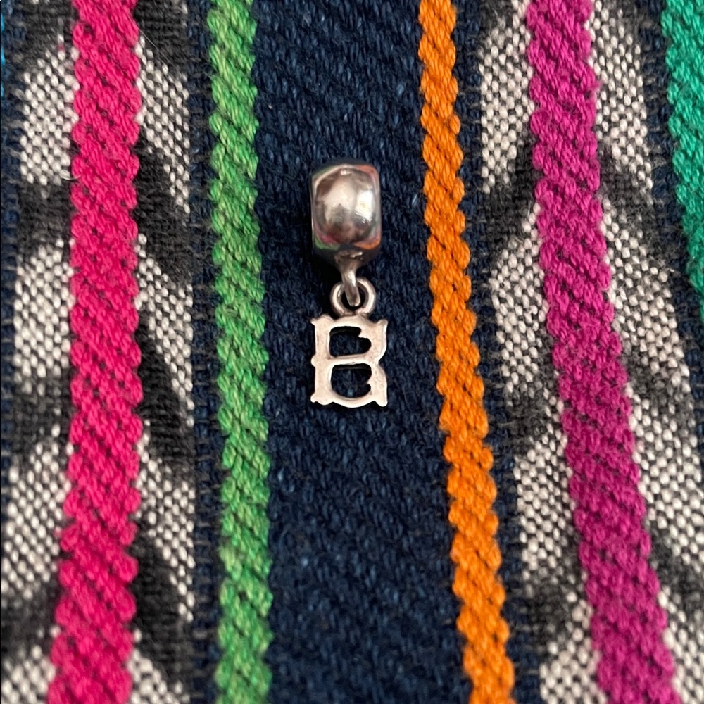 Silver Initial 'B' Charm